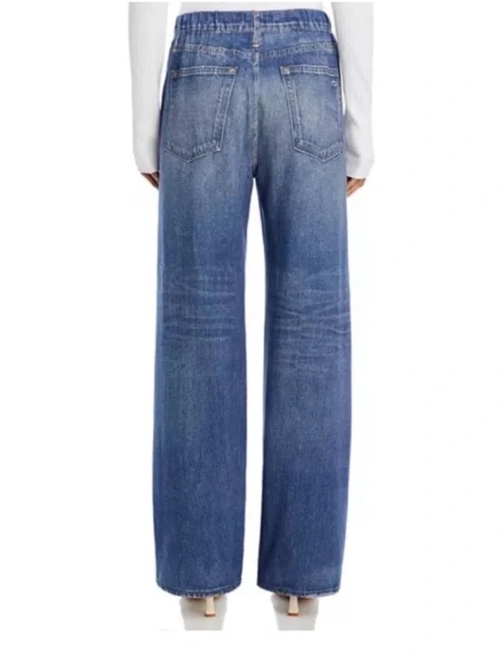 Rag & Bone Miramar Terry Straight Wide Leg Pant Size S - Picture 2 of 6